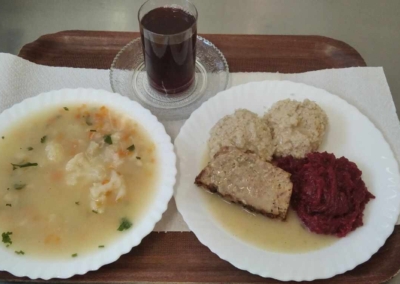 Obiad Zupa Kalafiorowa Pieczeń Rzymska 2